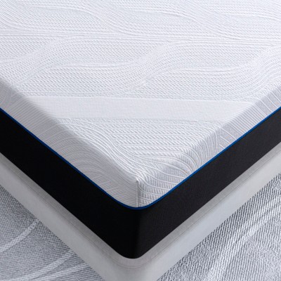 Twolike 10 Inch Comfort Memory Foam Mattress with Breathable & Removable Cover, without Fiberglass for Safer Sleep