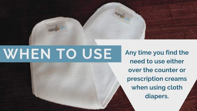 Kanga Care Reusable Microchamois Cloth Diaper Liner (10 Pack), 2 of 6, play video