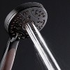 High Pressure 6 Setting Luxury Handheld Shower Head with Extra Wall Bracket Oil Rubbed Bronze - Aquabar: Includes Hose, Metal Material - 3 of 4