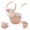 Unique Bargains Round Multi-Function Jewelry Box Jewelry Organizer 1 Pc - 3 of 4