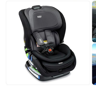 Britax Poplar S Slim 17 inch Design With Clicktight Technology Convertible Car Seat Onyx Target