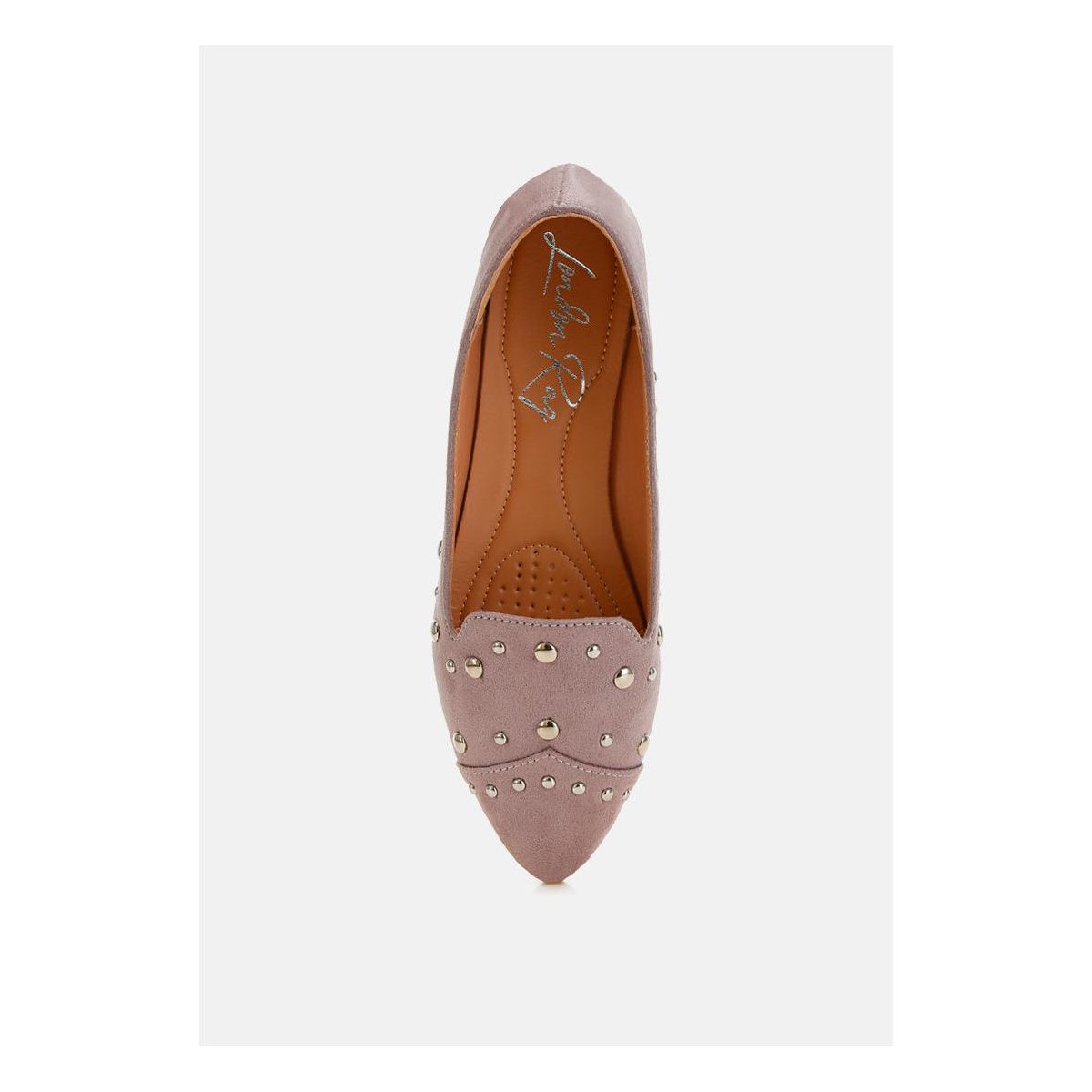 Обувь London Rag Womens Olesia Stud Emebllished Ballet Flats 7 — фото 4