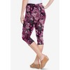 Roaman's Women's Plus Size Essential Stretch Capri Legging - 3 of 4
