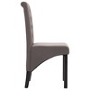vidaXL Dining Chairs 2 pcs Taupe Fabric - 4 of 4