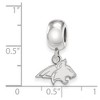 Black Bow Jewelry Sterling Silver Montana State Bobcats NCAA Bead Charm - 3 of 4