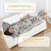 Catalonia Fleece Wearable Blanket with Sleeves and Foot Pockets, Micro Plush Wrap Sleeved Throw Blanket Robe, Super Fuzzy Cozy TV Blanket Throw, Gift - 4 of 4