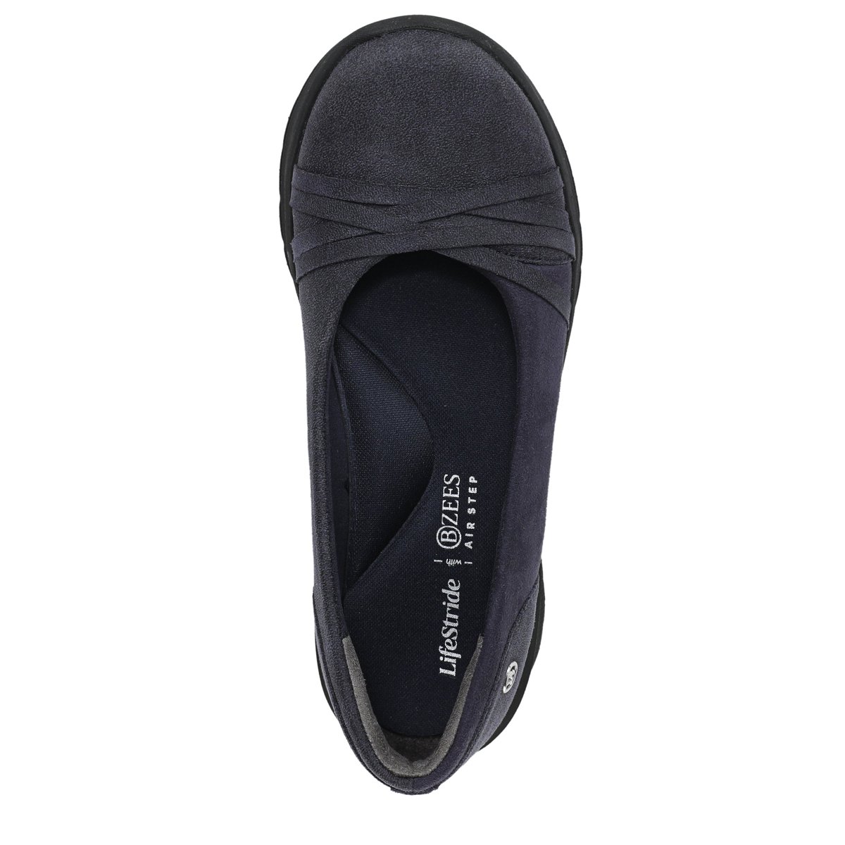 Обувь Bzees for Lifestride BZees Womens Goody Ballet Flat Navy 12 M — фото 7