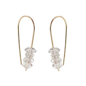 Herkimer Diamond Threader Earrings - 1 of 4