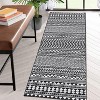 Washable Geometric Area Rug, Non-Slip Low Pile Foldable Stain-Resistant Floor Cover for Living Room Bedroom Dining Room - 2 of 4