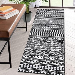 Rug Washable Rugs Non-Slip Floor Carpet Low Pile Non-Shedding Modern Office Rug Neutral Indoor Carpets Nursery Dinning Room Office - 1 of 4