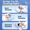 Emircey Painless Sleeping Cervical Neck Pillow for Pain Relief, Adjustable Memory Foam Pillows for Side Back Stomach Sleeper, - 4 of 4