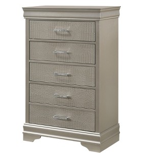 NicBex Dresser for Bedroom,Chest of Drawers with Metal Handle Design,Modren Freestanding Dresser,Storage Dressers for Bedroom - 1 of 4