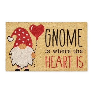 Design Imports  Gnome Is Where The Heart Is Doormat - 1 of 4