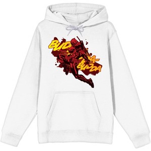 Deadpool Budda Budda Men's White Packaged Hoodie - 1 of 2