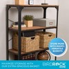 BIRDROCK HOME Handwoven Seagrass Storage Baskets with Handles - Set of 3 for Pantry, Living Room, Office & Bathroom, Natural - 2 of 4