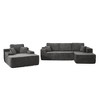 XIZZI Modular Sectional Sofa Couch, L/U-Shape Upholstered Couch, Modern Minimalist Couches for Living Room, Free Combination Deep Seat Corner Couch - 2 of 4