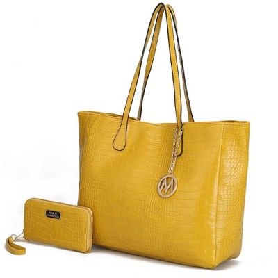 MKF Collection Sadie Oversize Handbag Women Tote & Wallet Set by Mia K