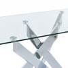 Probe Hues 45.3 Inch Glass Top Coffee Table - 3 of 4