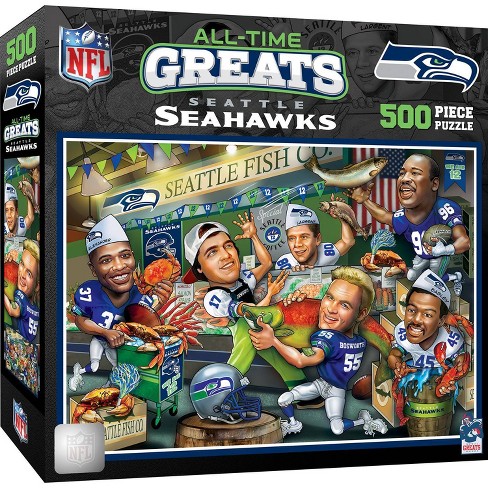 Nfl Seattle Seahawks All Time Greats 500pc Puzzle Game : Target