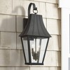 Minka Lavery Modern Outdoor Wall Light Fixture Coal 4-Light 28" Clear Glass Shade for Post Exterior Barn House Porch Yard Patio - 2 of 4