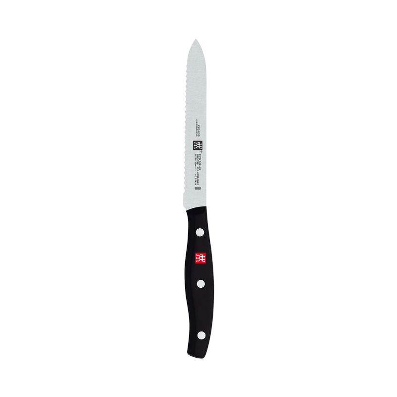 ZWILLING TWIN Signature 5-Inch Utility Knife, Serrated Edge, 1 of 5