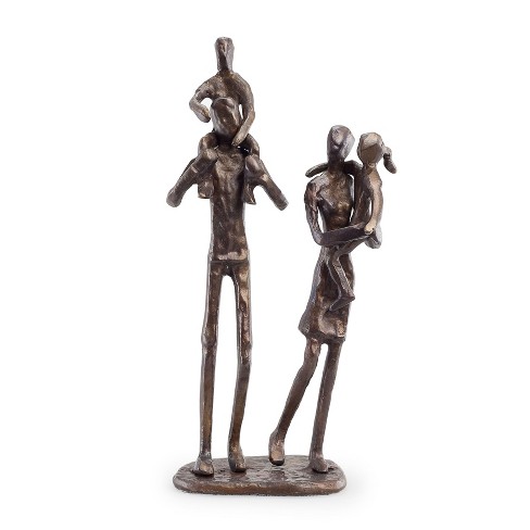 Danya B Parents Carrying Children Bronze Sculpture : Target