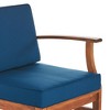 Infurnic Patio Seating Sets Modern Outdoor Furniture Set Featuring Unique Design,Perfect for Gardens, Living Spaces, Blue, 26"*28"*32.75" - 3 of 4