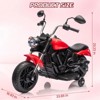 Jojoka 12V Kids Ride On Motorcycle, 3-Wheel Electric Bike with Training Wheels, Music, One-Button Start, Reverse, USB & Headlight - 2 of 4