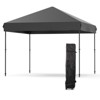 Pop Up Canopy with One Button Push Setup - Outdoor Canopy Tent with Portable Roller Bag - 3 Adjustable Height - 2 of 4
