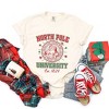 Simply Sage Market Women's North Pole University Stars Short Sleeve Garment Dyed Tee - 3 of 4