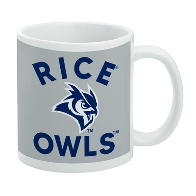 Rice University Ceramic Coffee Mug Novelty Gift Mugs for Coffee Tea and Hot Drinks 11oz White