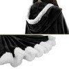 PAVILIA Angel Wrap Hooded Blanket for Women Adult, Wearable Cozy Wrap Throw Fleece Shawl Cape - 3 of 4