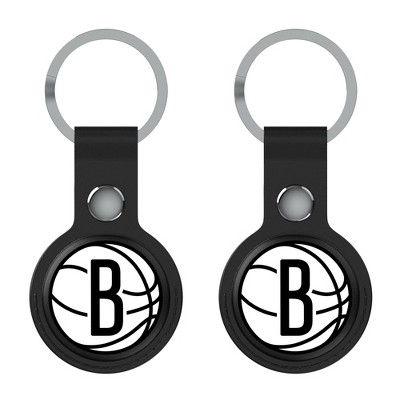 Keyscaper NBA Eastern Conference Teams Insignia Black Airtag Holder 2-Pack