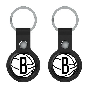 Keyscaper NBA Eastern Conference Teams Insignia Black Airtag Holder 2-Pack - 1 of 4