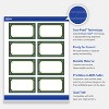 Avery Business Cards, 2" x 3.5", Gold-Green Border, Matte, 80ct - 3 of 4