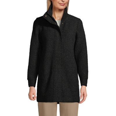 Lands' End Women's Boucle Fleece Coat