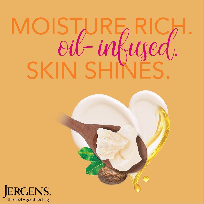 Jergens Enriching Shea Butter Hand and Body Lotion for Dry Skin, 4 of 13