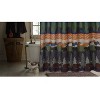 Greenland Home Fashions 1608ESHW Black Bear Lodge Multi Colored Shower Curtain - 3 of 3