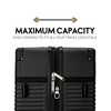 ELLE Luggage Checked Belleville 3pc Expandable Retro Spinner Hardside Suitcase Set - 4 of 4