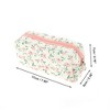 Unique Bargains Small Floral Print Makeup Bag 1 Pc - 2 of 3
