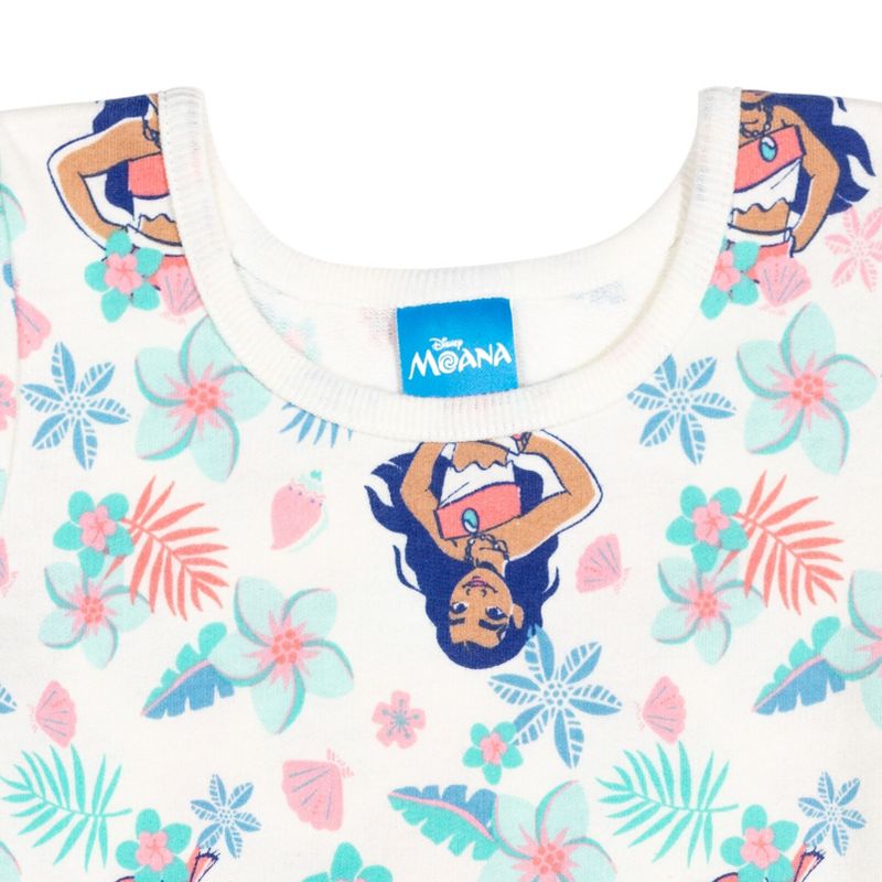 Disney Moana Girls French Terry Dress and Scrunchie Little Kid to Big Kid , 5 of 8