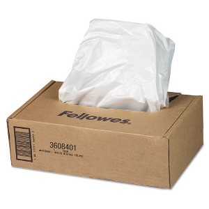 Fellowes Shredder Waste Bags, 16 to 20 gal Capacity - 50/Carton - 1 of 4