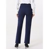 Allegra K Women's High Waist Work Office Stretch Straight Leg Trousers - 3 of 4
