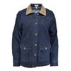 da-sh Women's Medium Wash Denim Barn Coat - 2 of 4