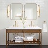 Spassway Bathroom Vanity Mirrors Black/Gold Rectangular Wall Mounted Beveled Glass Modern Decorative Mirror for Bathroom Bedroom Living Room - 3 of 4