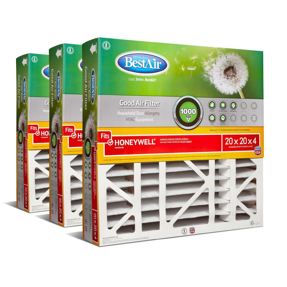 Photos - Garden & Outdoor Decoration BestAir 20"x20"x4" MERV 8 Furnace Filter for Honeywell