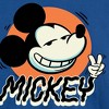 Men's - Disney - Mickey Peace Long Sleeve Graphic T-Shirt - 2 of 4