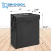 Waterproof Shopping Cart Liner for Groceries with Heavy-Duty Zippers, Multiple Pockets, Easy Cleaning - 3 of 4