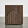 Spruce & Spring Modern Sideboard Buffet Cabinet with Wave Design - 3 of 4