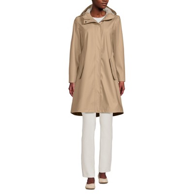 Lands' End Women's Squall Rain Slicker Coat
